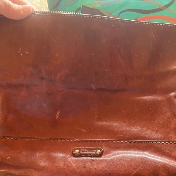 Frye Company cognac booties and purse - Picture 4 of 6